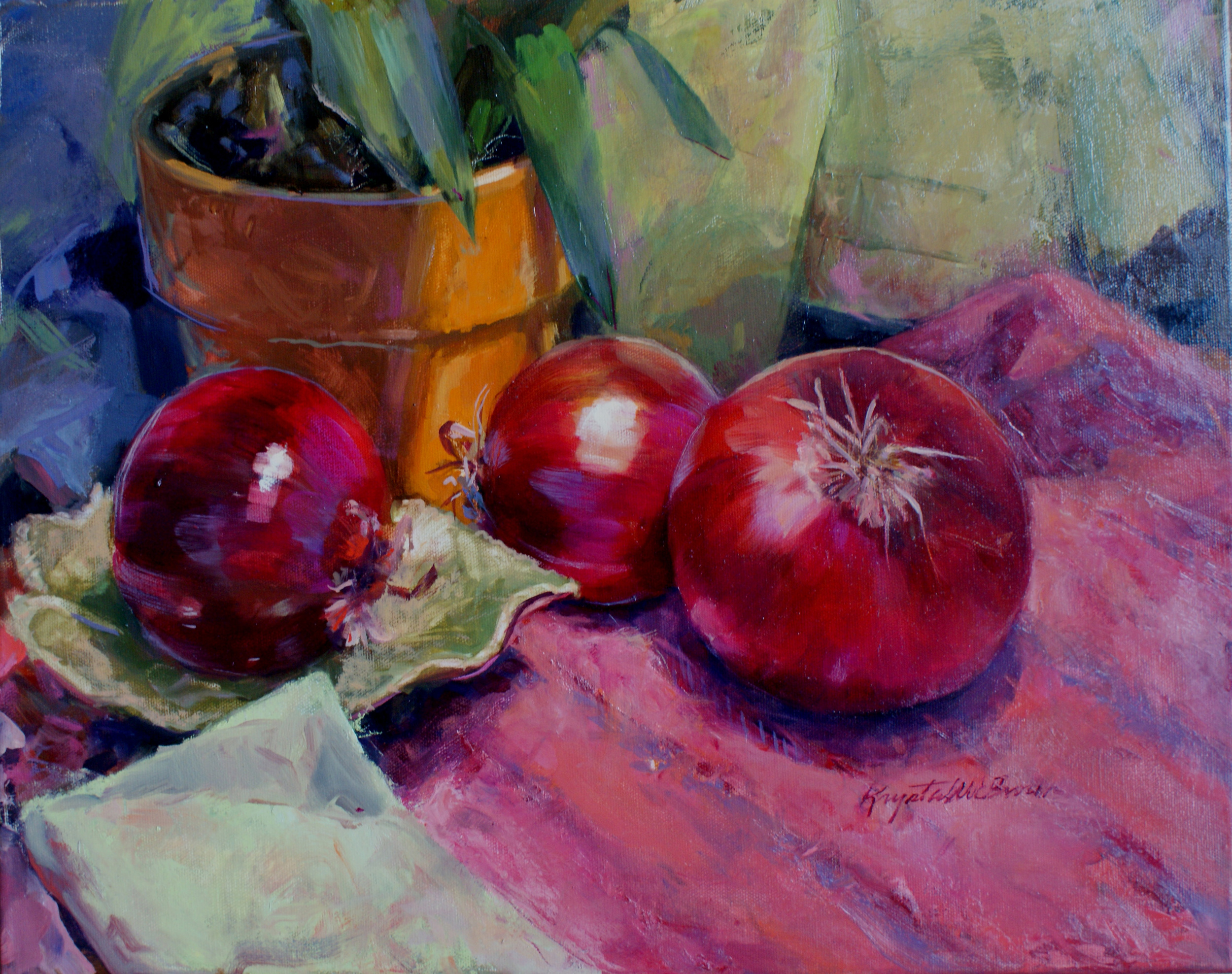 Onions Steal the Show_16X20_oil_KrystalWBrown.jpg