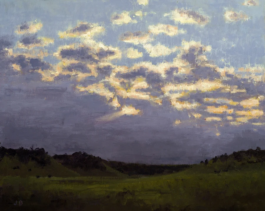 Janet Broussard Panhandle Sunset 24 x 30 Oil on canvas.jpg
