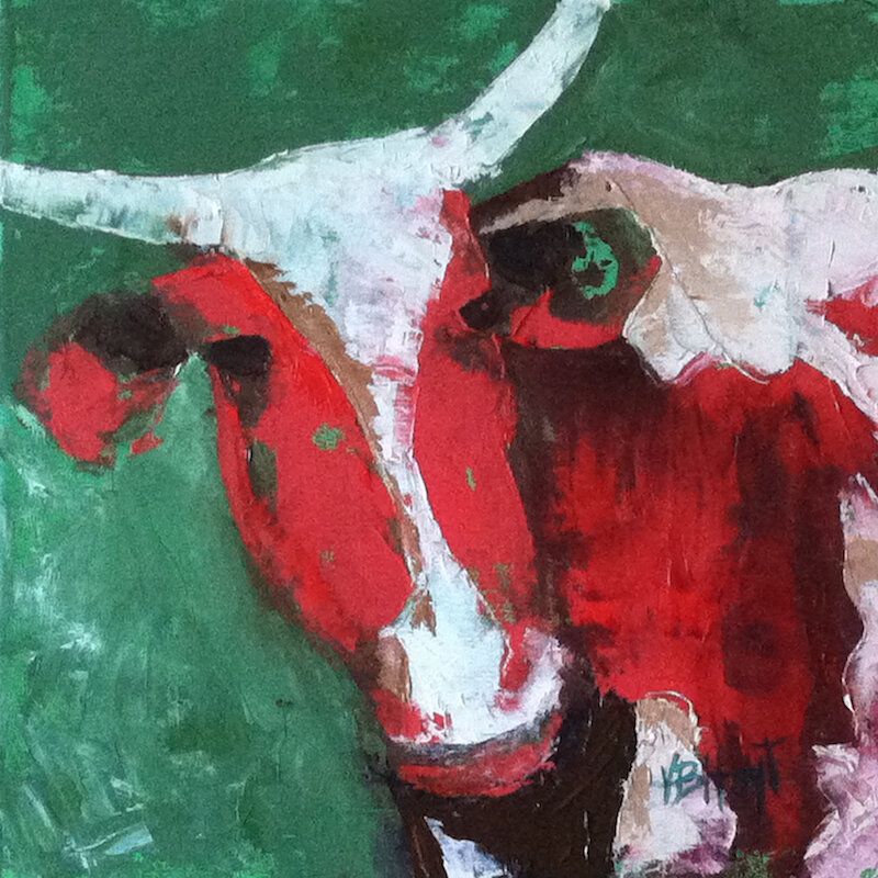 VBH-Red Cow Christmas_10x10_oil_VernitaBridgesHoyt_AOT.jpg