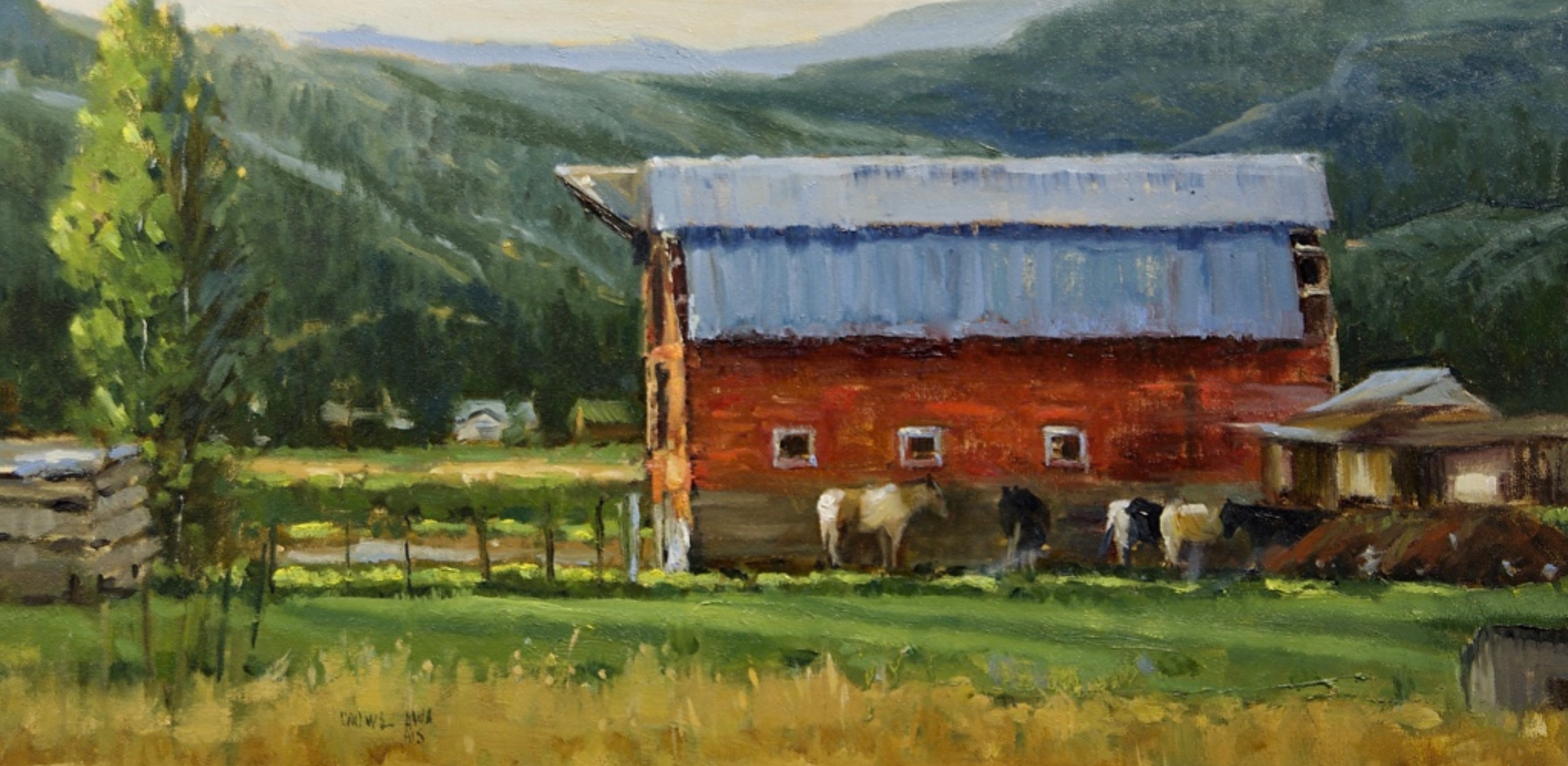 Sunset Suite by Judy Crowe Red Barn scene.png