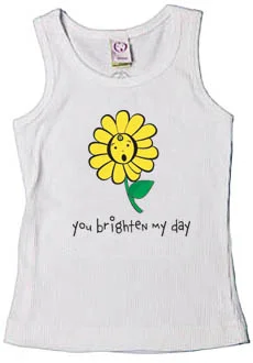White Toddler Tank Top