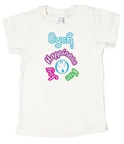White Oych Happiness Tshirt