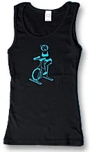 Women's Black Spinning Oych Tank Top