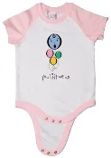 Pink Raglan Body Suit