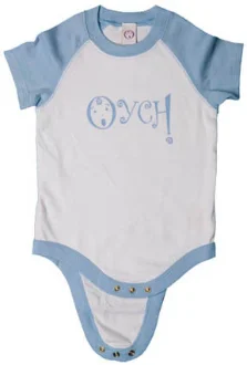 Baby Blue Raglan Body Suit