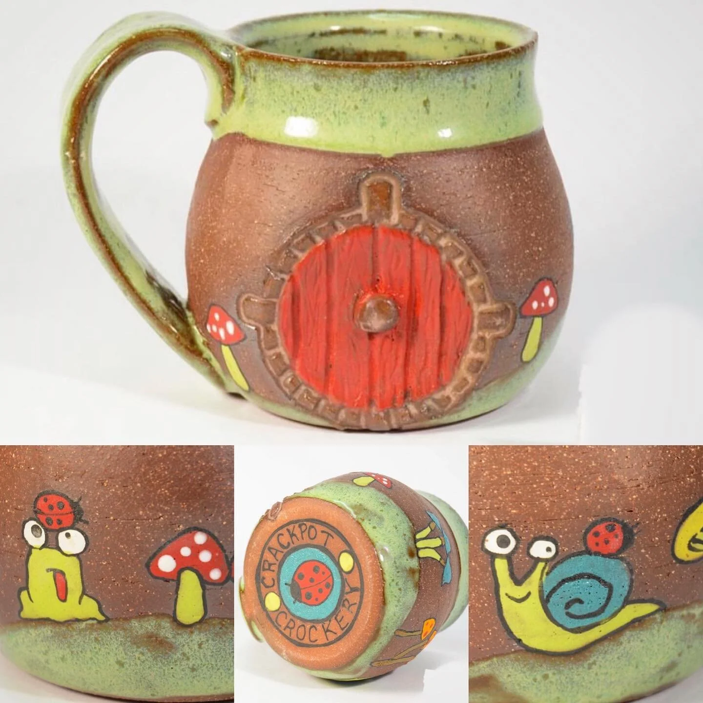 It&rsquo;s official! The shire mugs will be back in stock this Monday, July 5th at 12pm EST. Here&rsquo;s a little sneak peak! 🐌❤️

#crackpotcrockery #ceramics #pottery #handmade #rochester #flowercity #potter #artist #art #clay #shoplocal #fcac #sh