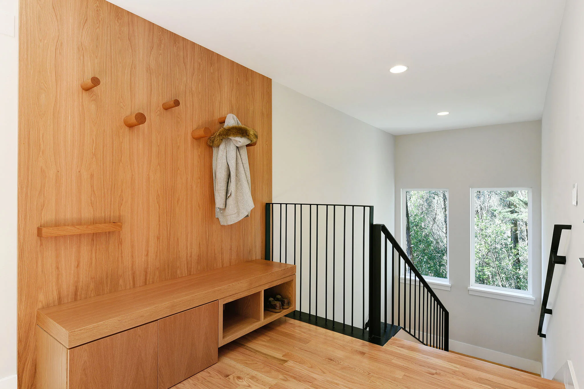 Oakland custom coat rack