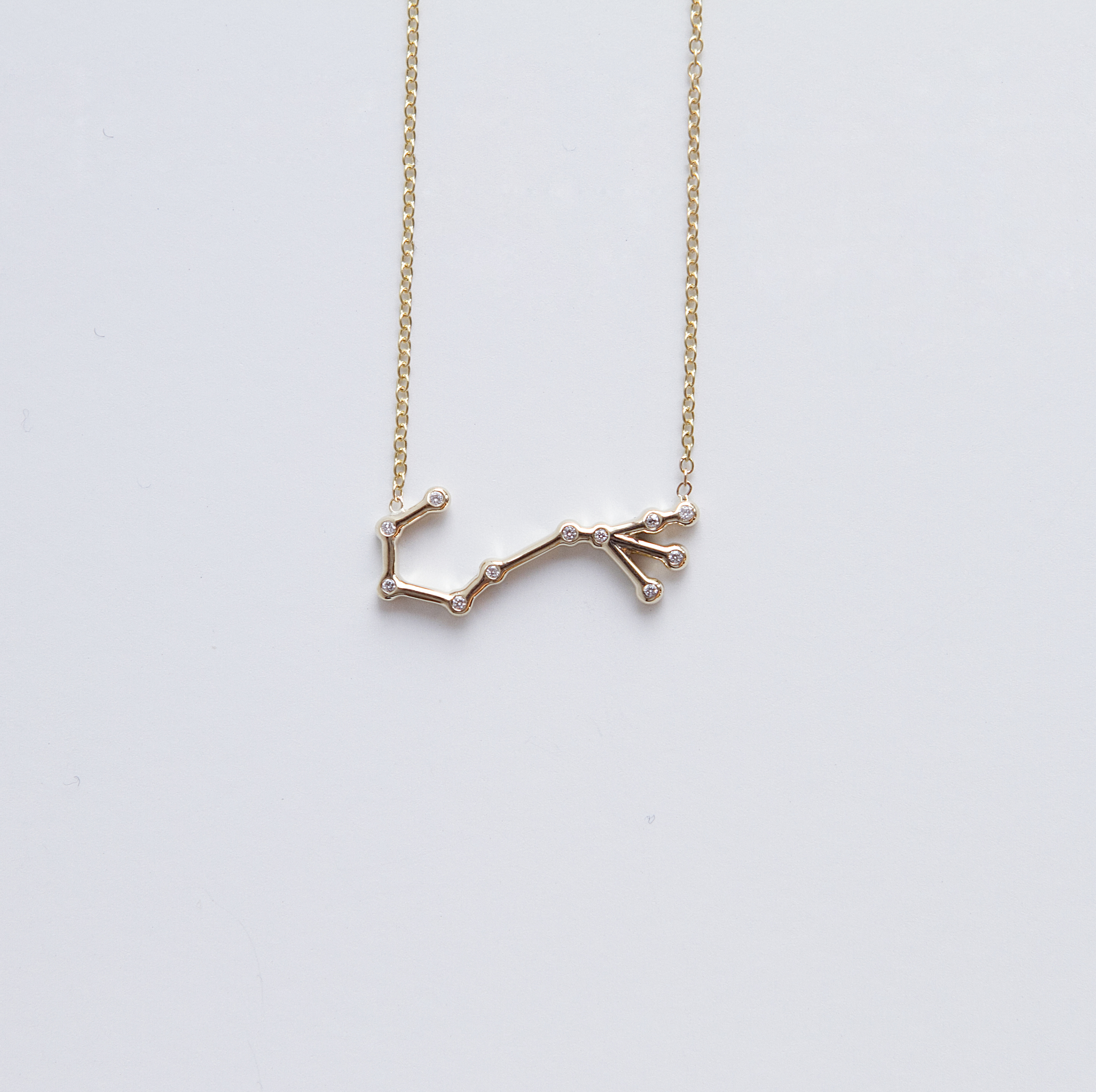 Mini Scorpio Constellation Necklace 