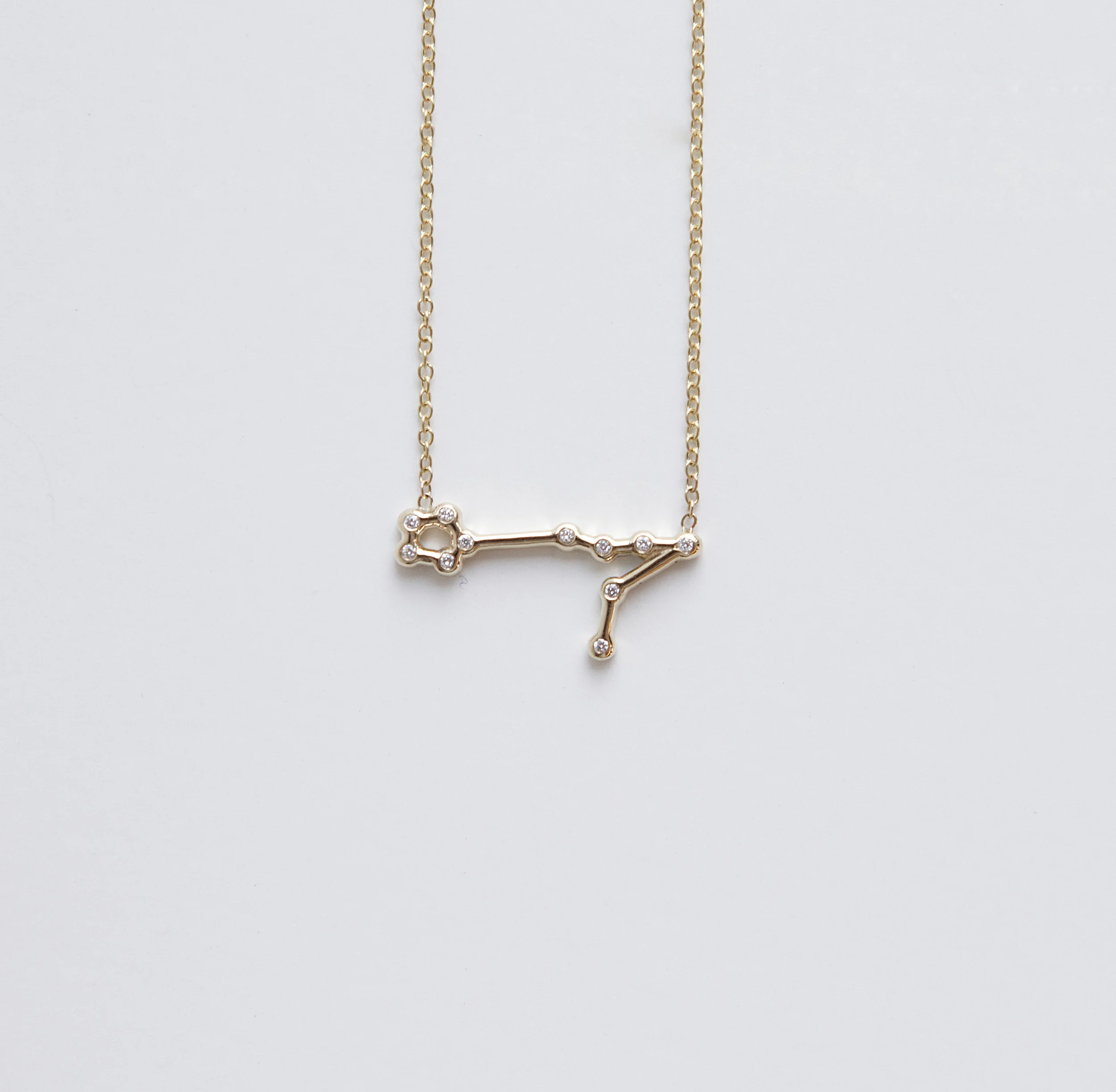 Mini Pisces Constellation Necklace 