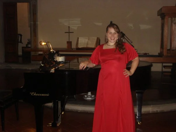 Recital in Florence Italy, Bel Canto Institute, 2008