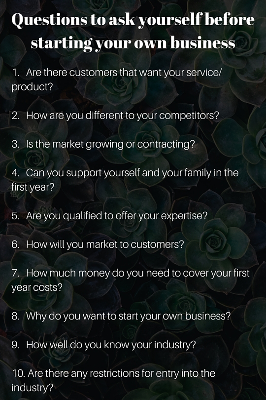 10 tips for starting your own business from real life business owners