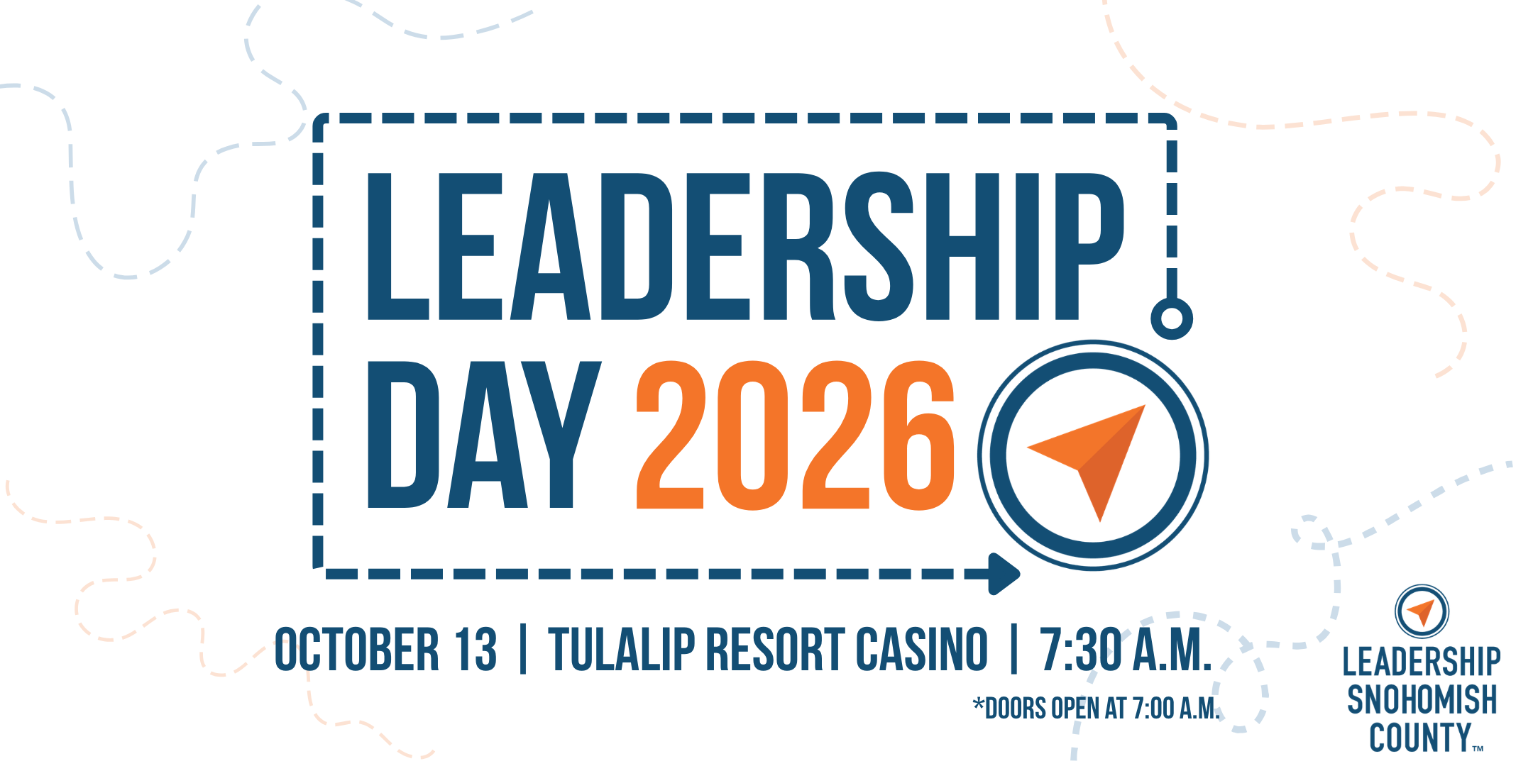 Leadership Snohomish County Leadership Day 2026 on October 13 at Tulalip Resort Casino