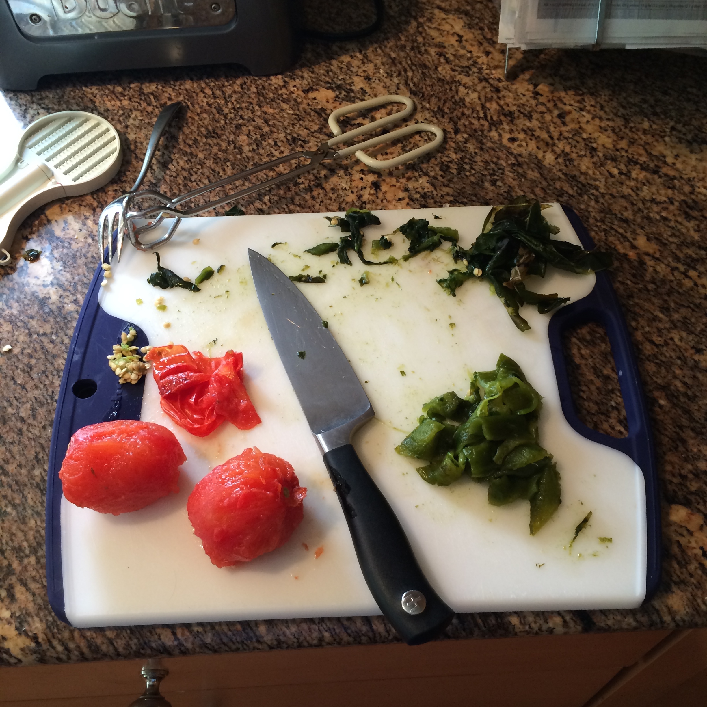 Post-bake pepper & tomato