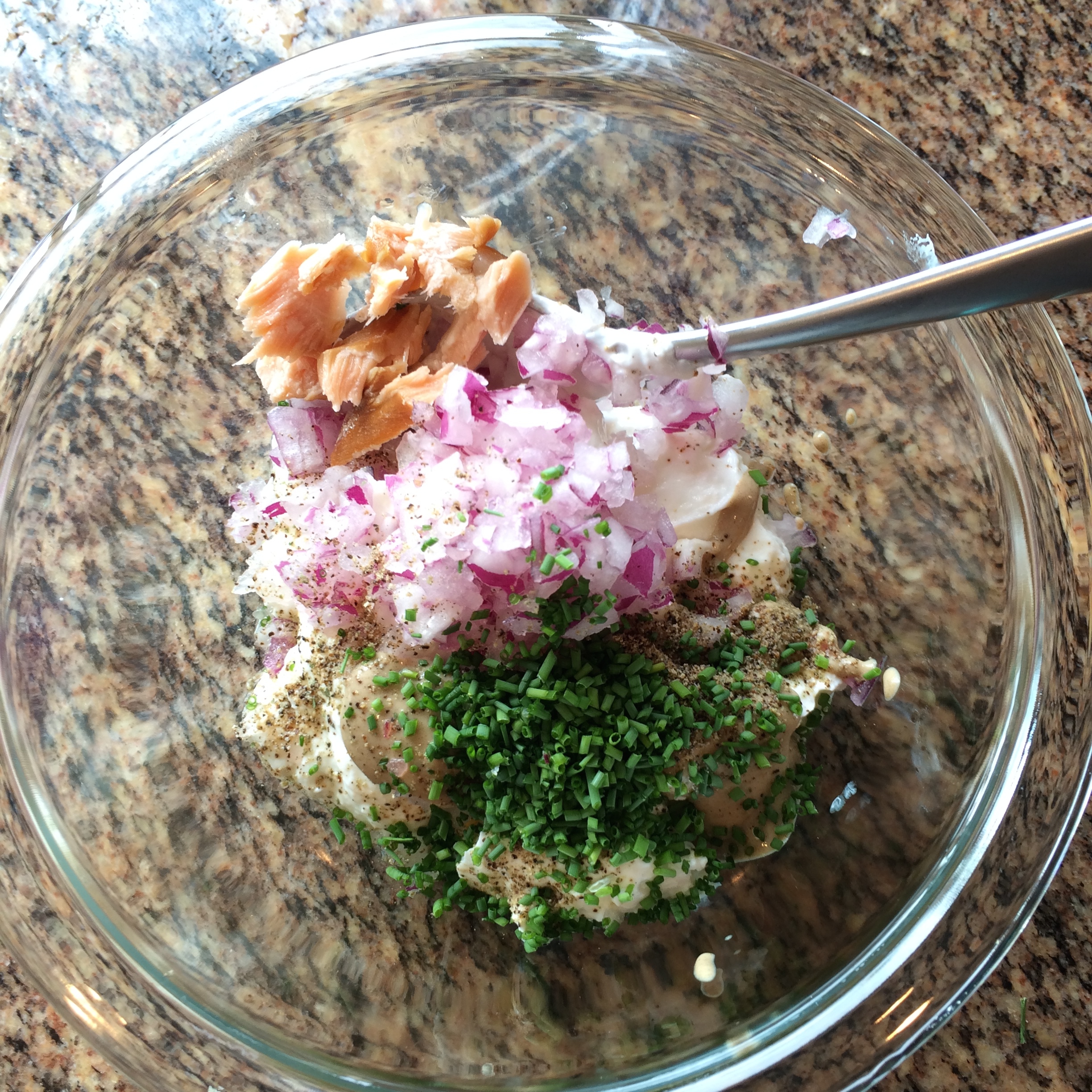 Pre-canned salmon