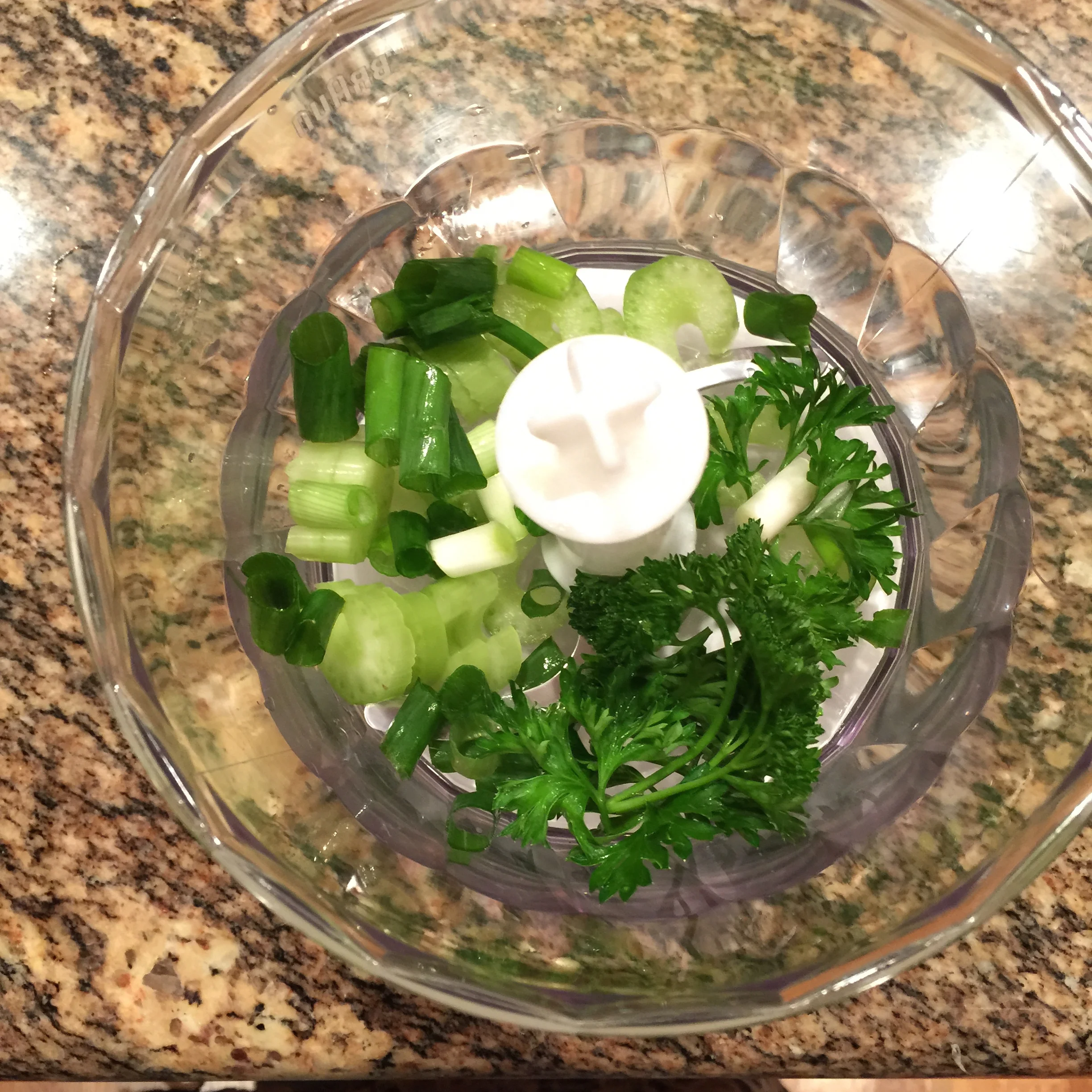 Celery, onions & parsley