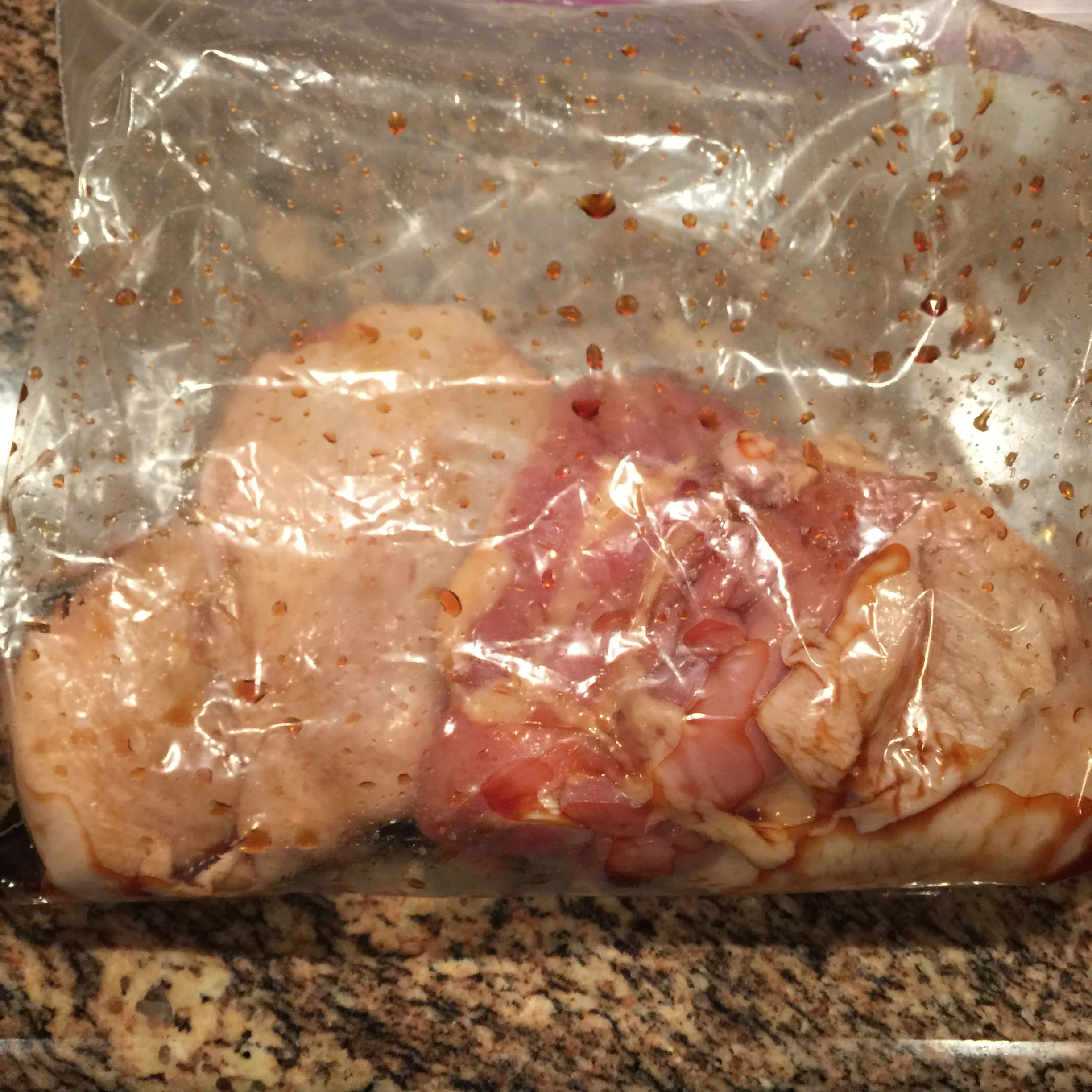 Chicken + soy sauce