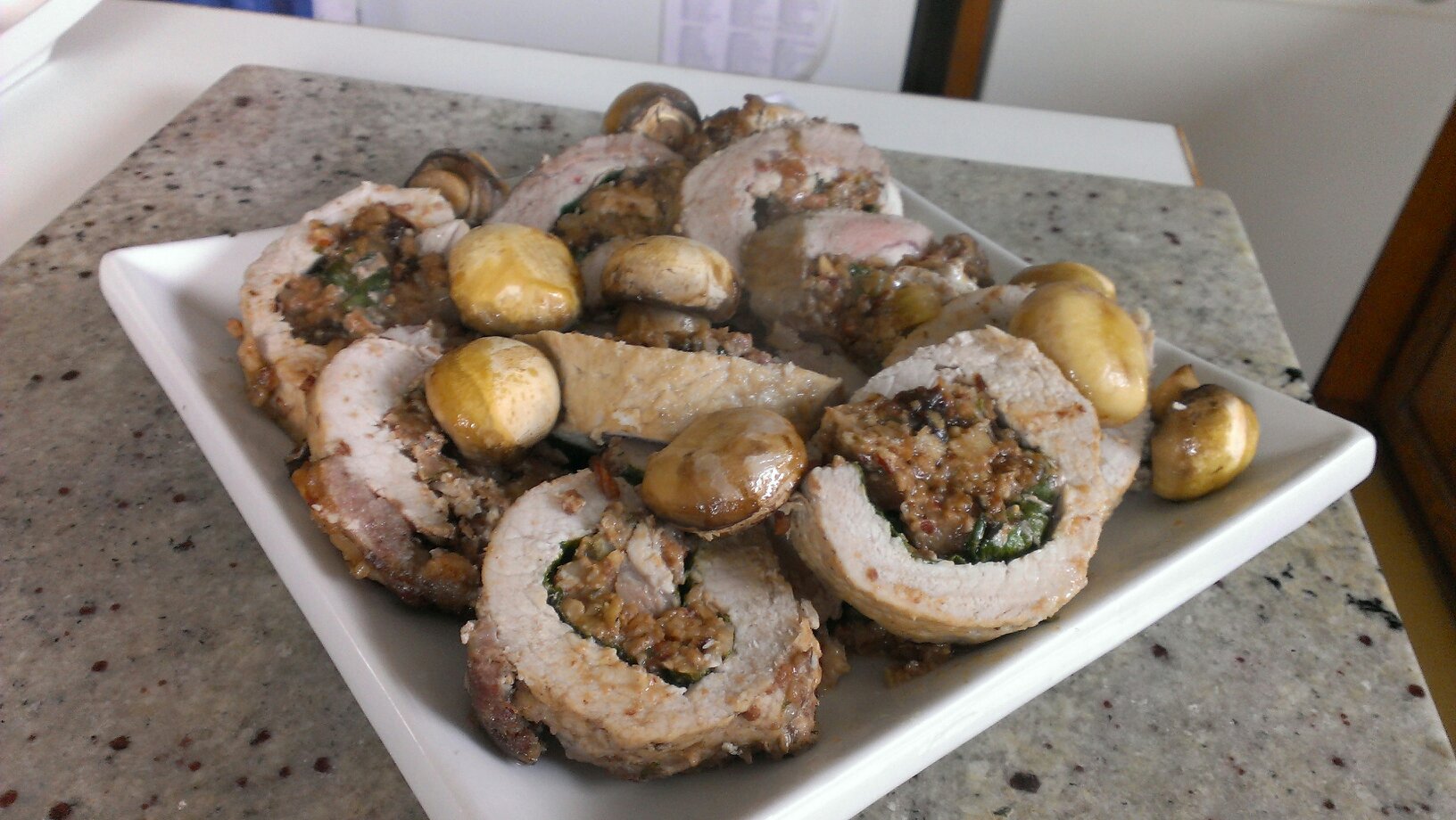 Stuffed pork / porc farçis