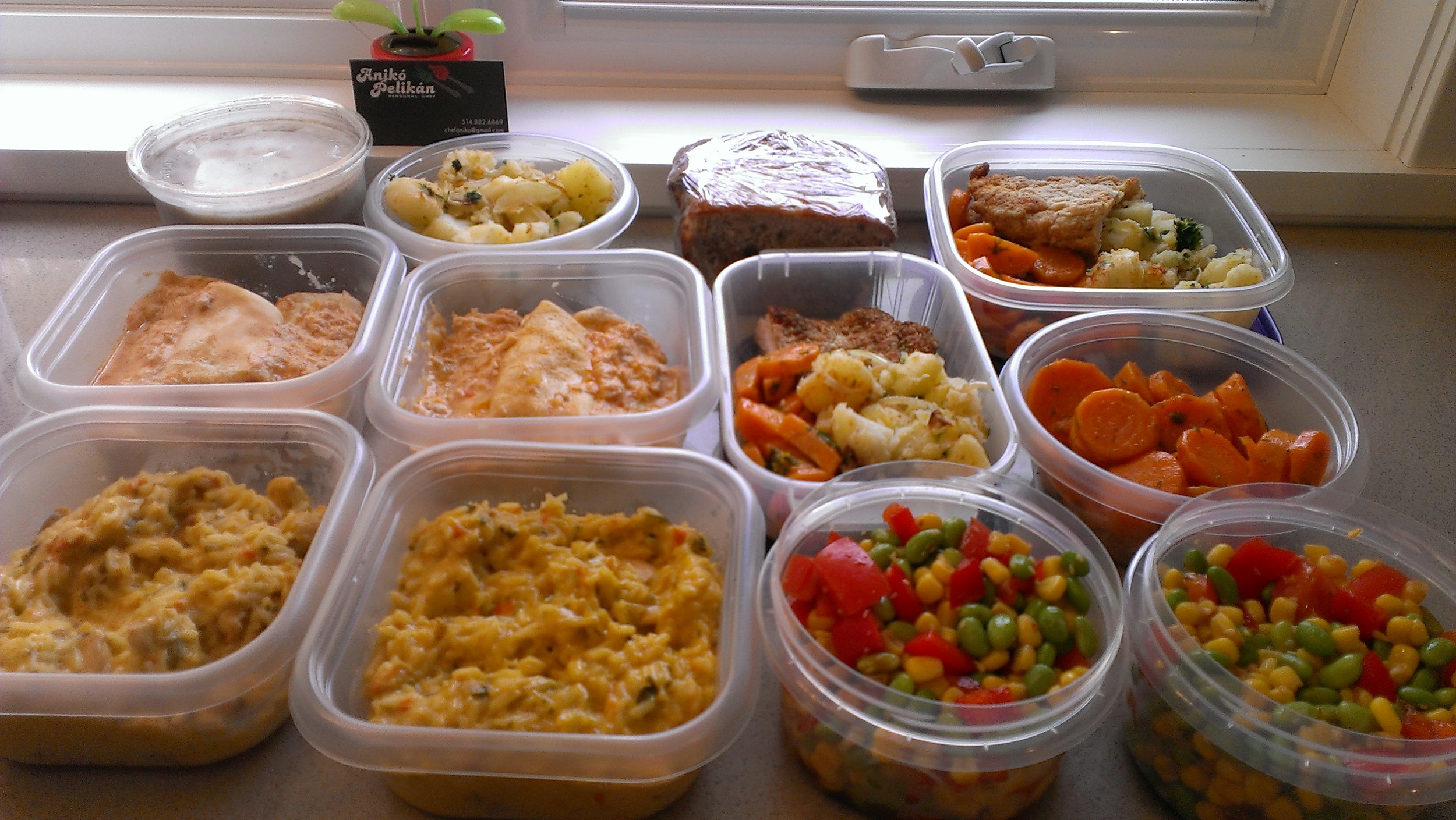 Individual portions, ready to go for work and school