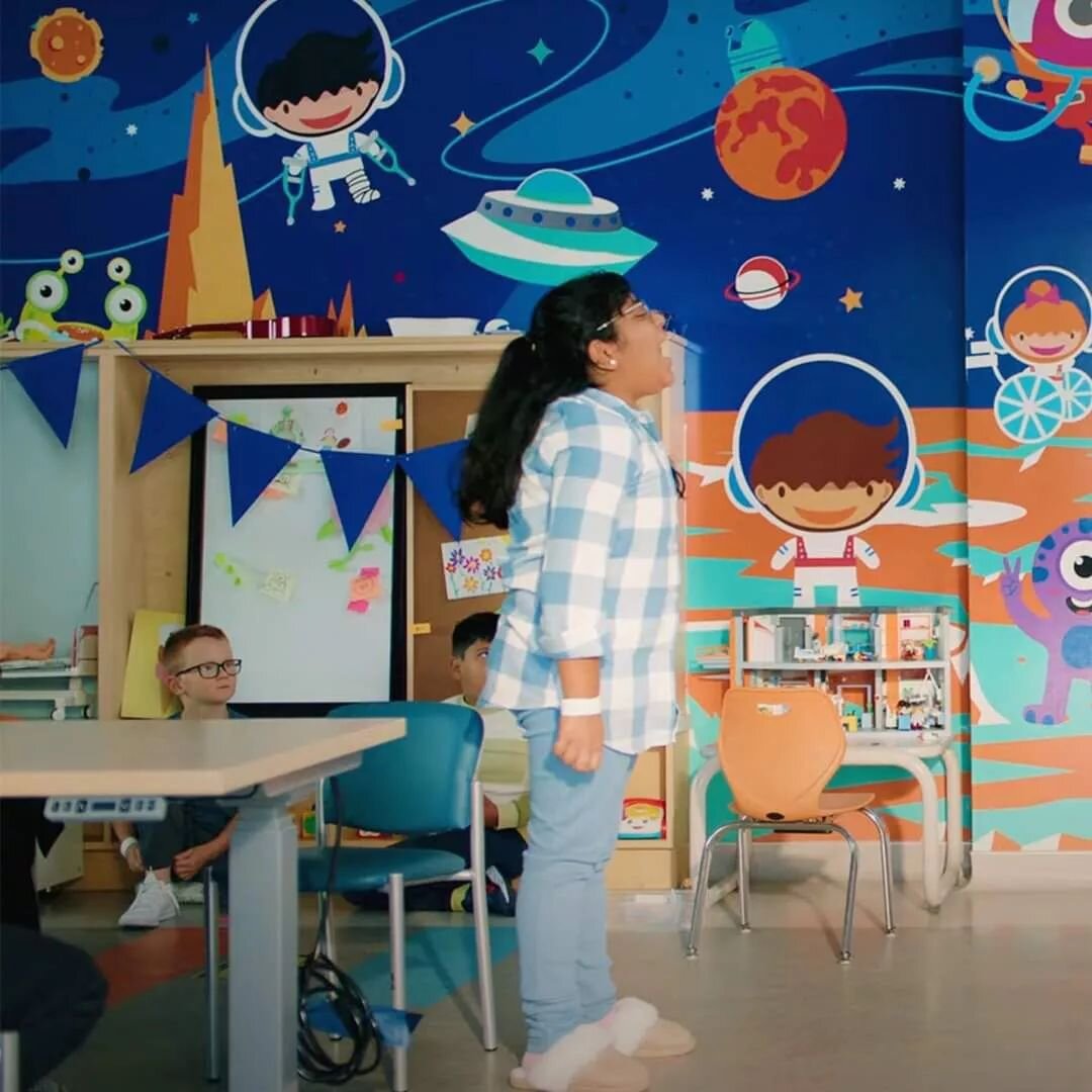 Yesterday, @sickkidsvs launched an ad that features a space-themed mural I designed YEARS ago for the Samsung Space to make the children&rsquo;s hospital feel less like a hospital. This was a small and quick project and I almost forgot all about it. 