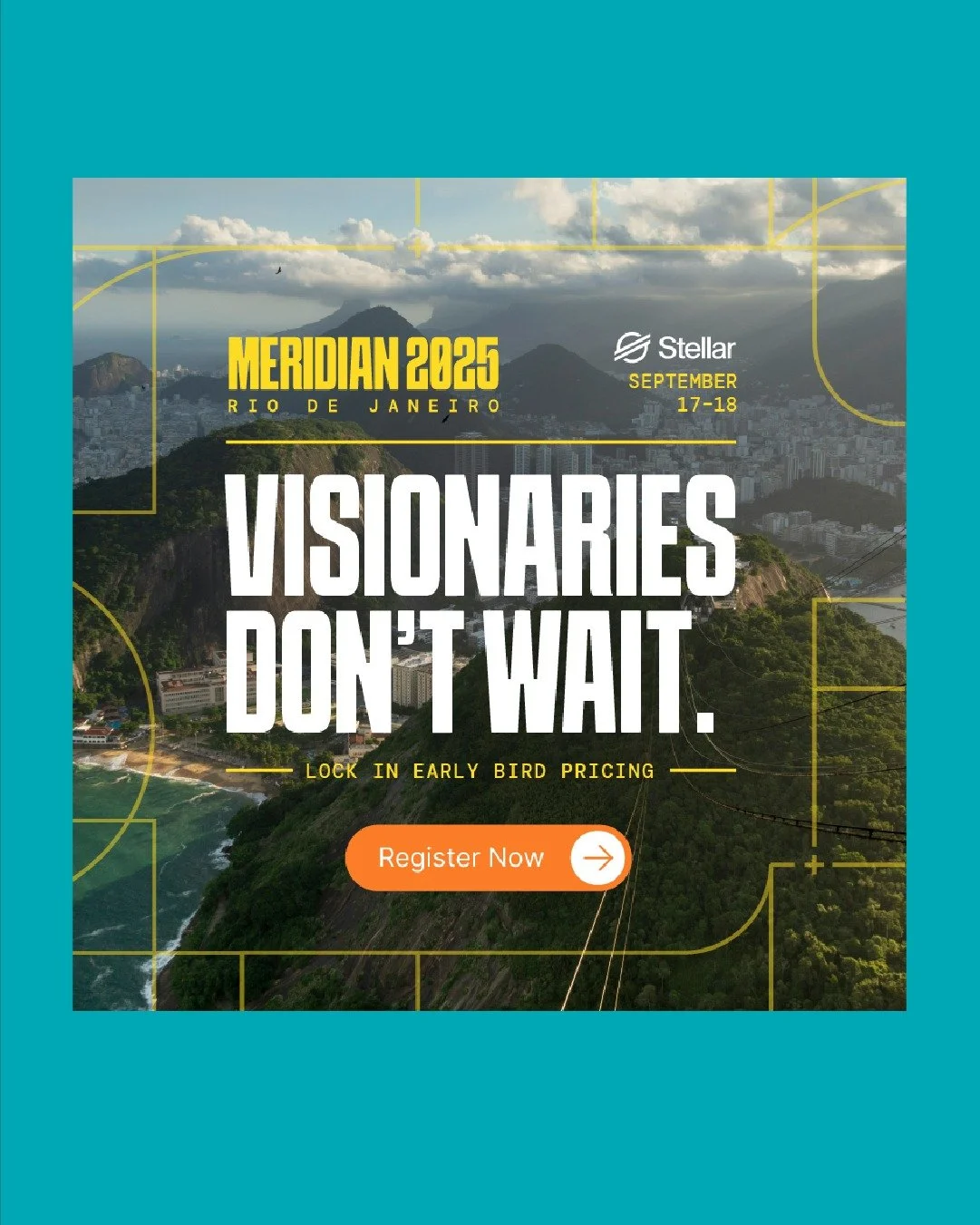 Last month I wrapped up a big creative push for Stellar Meridian &mdash; an annual conference that brings together 1,000+ visionaries shaping the future of finance within the Stellar ecosystem.

As part of the team behind the overall event design, I 