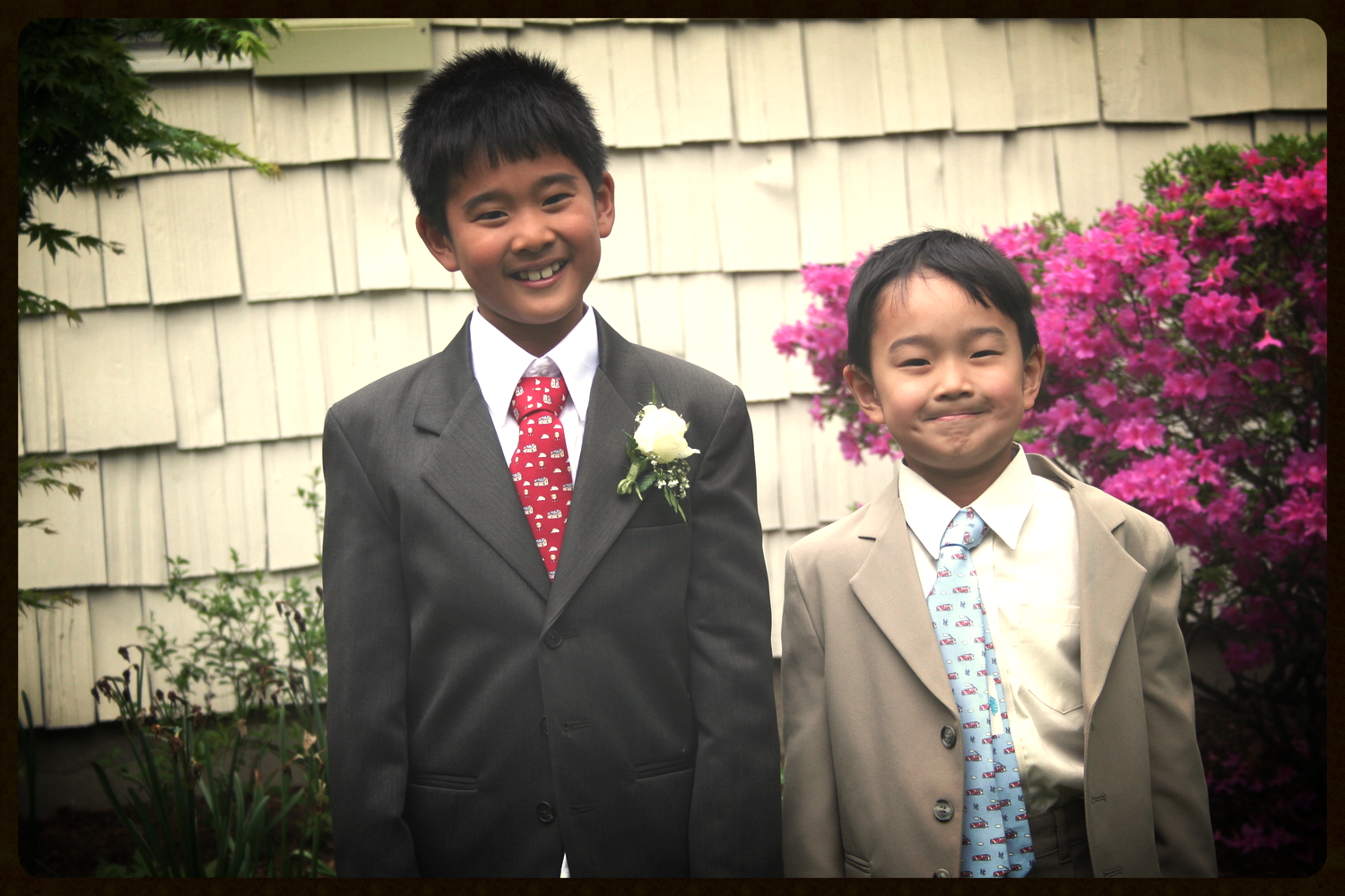 Harrison and Jake, my two wheels