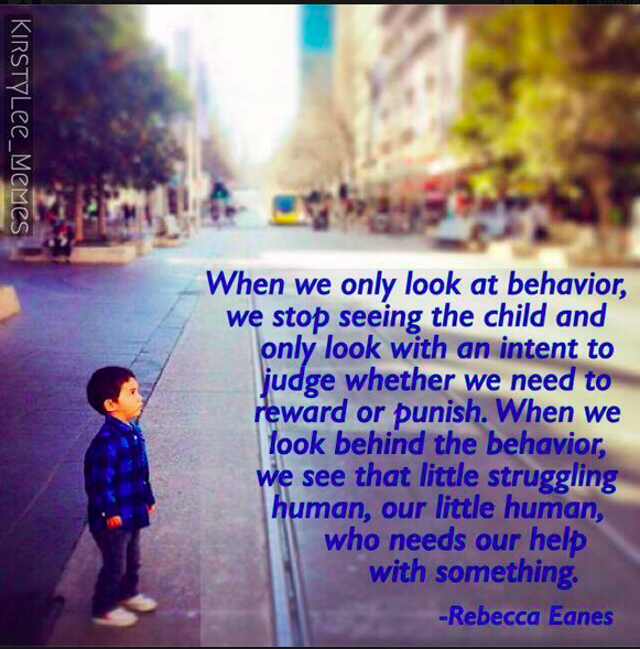 With the P.E.T. focus on needs, we are not saying all behavior is acceptable! (We can later Problem-Solve and Consult on more socially acceptable ways of getting needs met besides whining, pushing, hitting, becoming a dead-weight in our arms etc.) We are just saying that all emotions are acceptable. And that's huge for a child's burgeoning resilience.