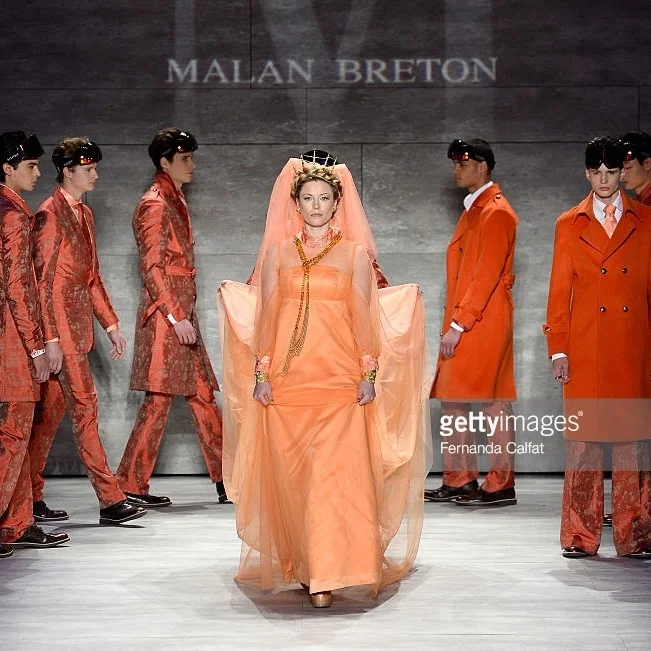 Malan Breton at Mercedes-Benz Fashion Week 2015