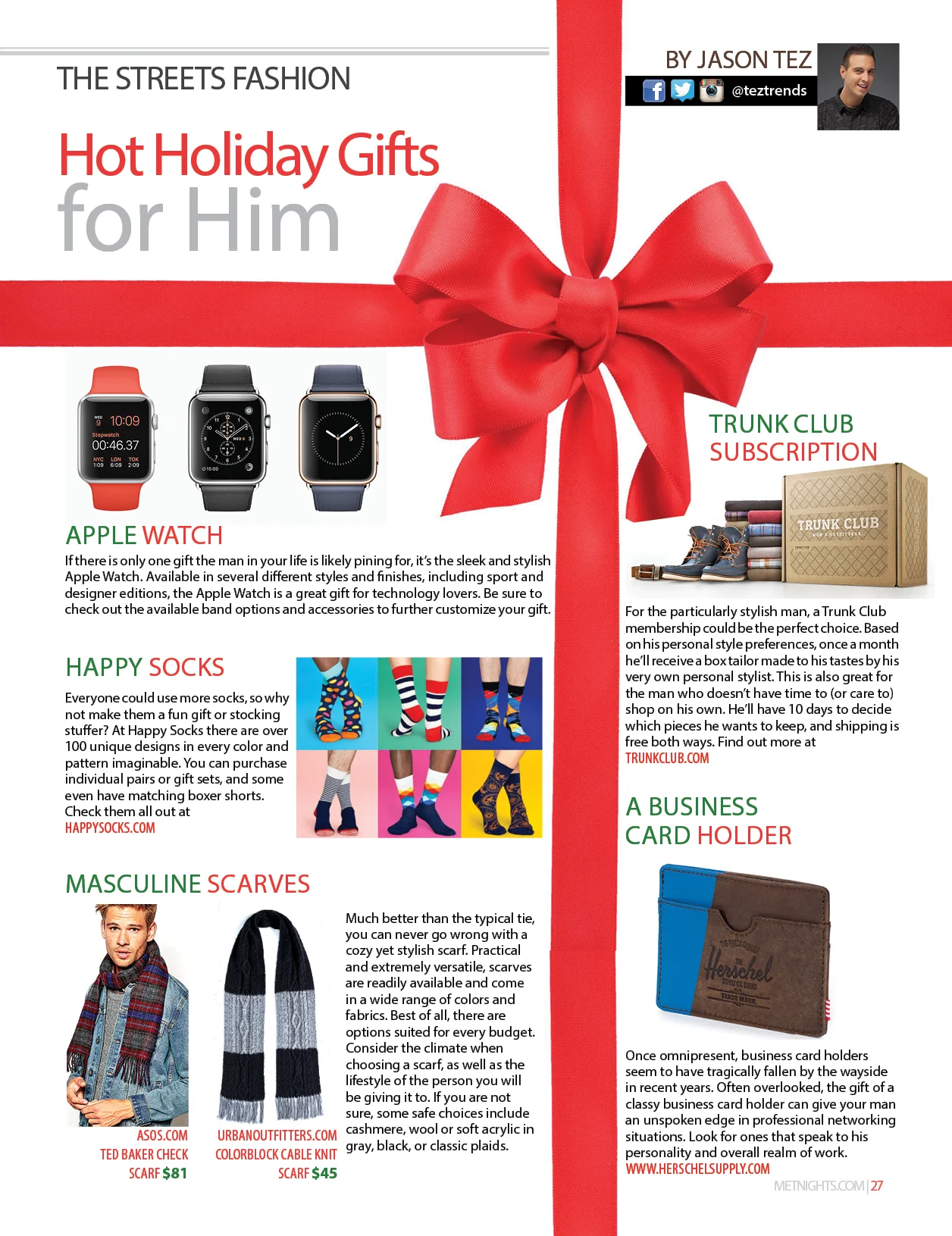 Hot Holiday Gifts for Him