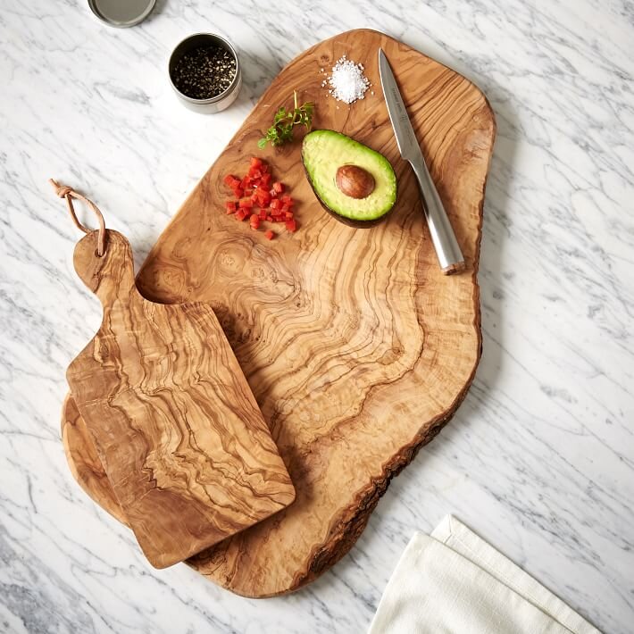 Olive Wood Rustic Cutting Board