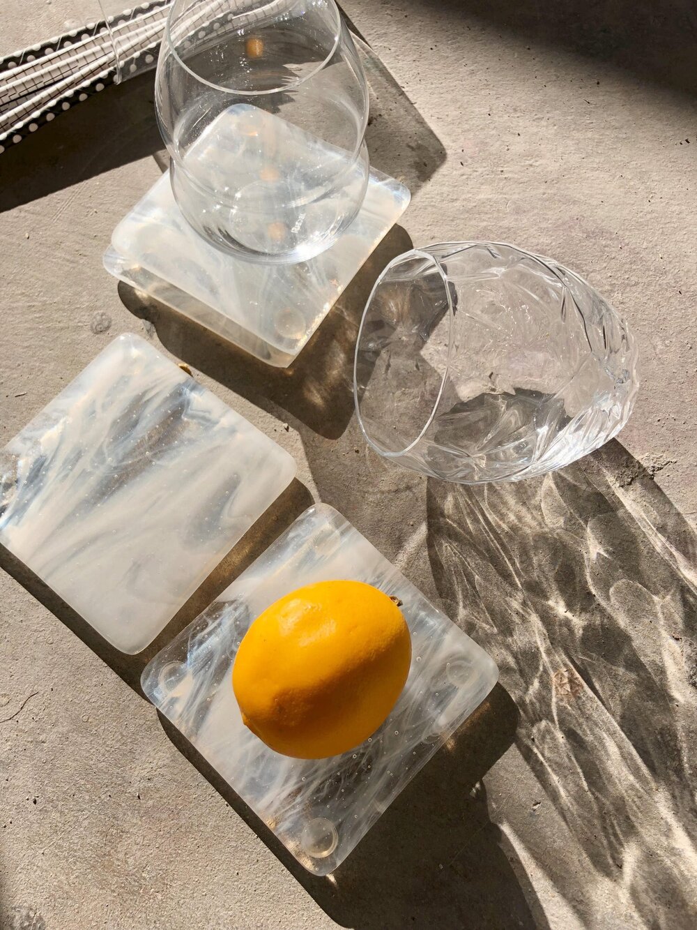 Limited Batch Marble Glass Coasters