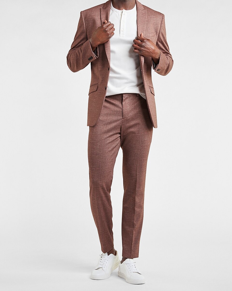 Express - Rust Luxe Comfort Suit