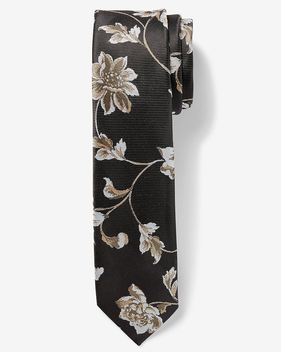 Express - Floral Print Tie
