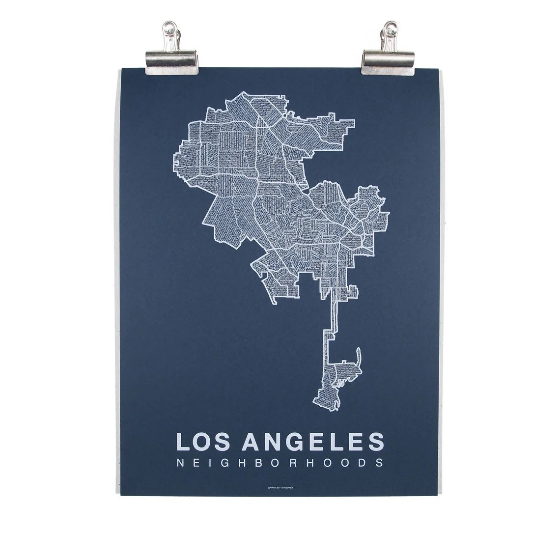 Etsy - Neighborhood City Map Print
