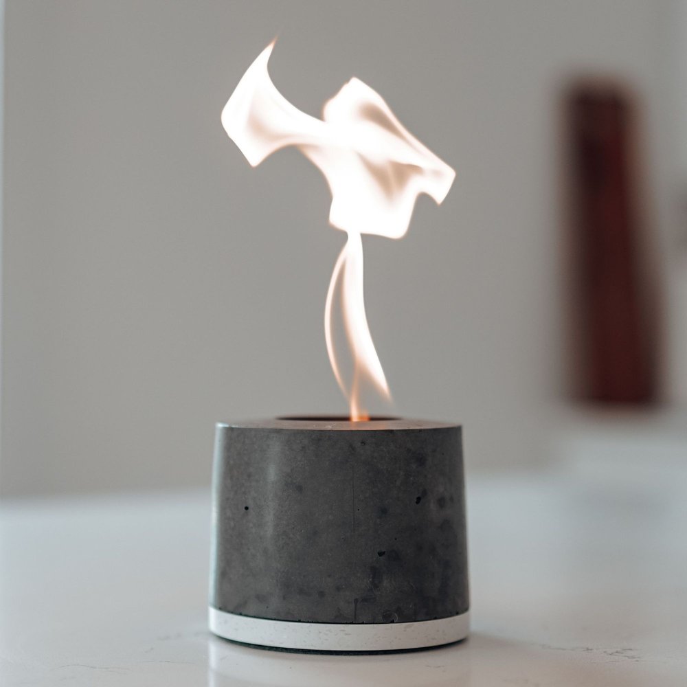 FLIKR - Personal Concrete Fireplace