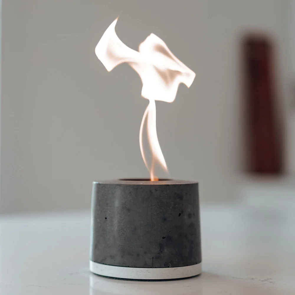 FLIKR - Personal Concrete Fireplace
