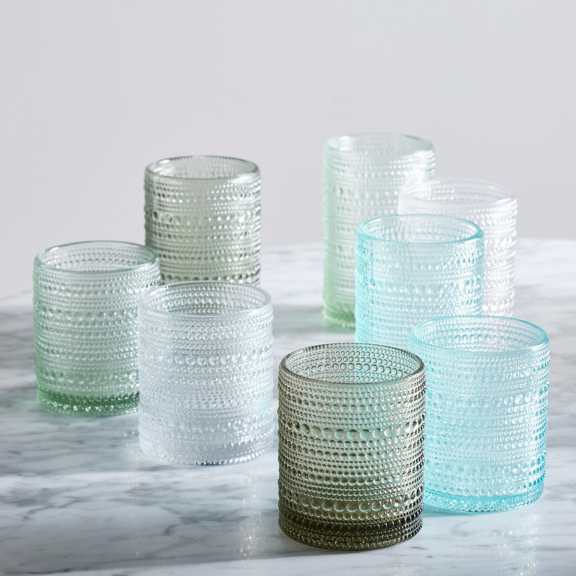 West Elm - Jupiter Beaded Drinking Glass Sets