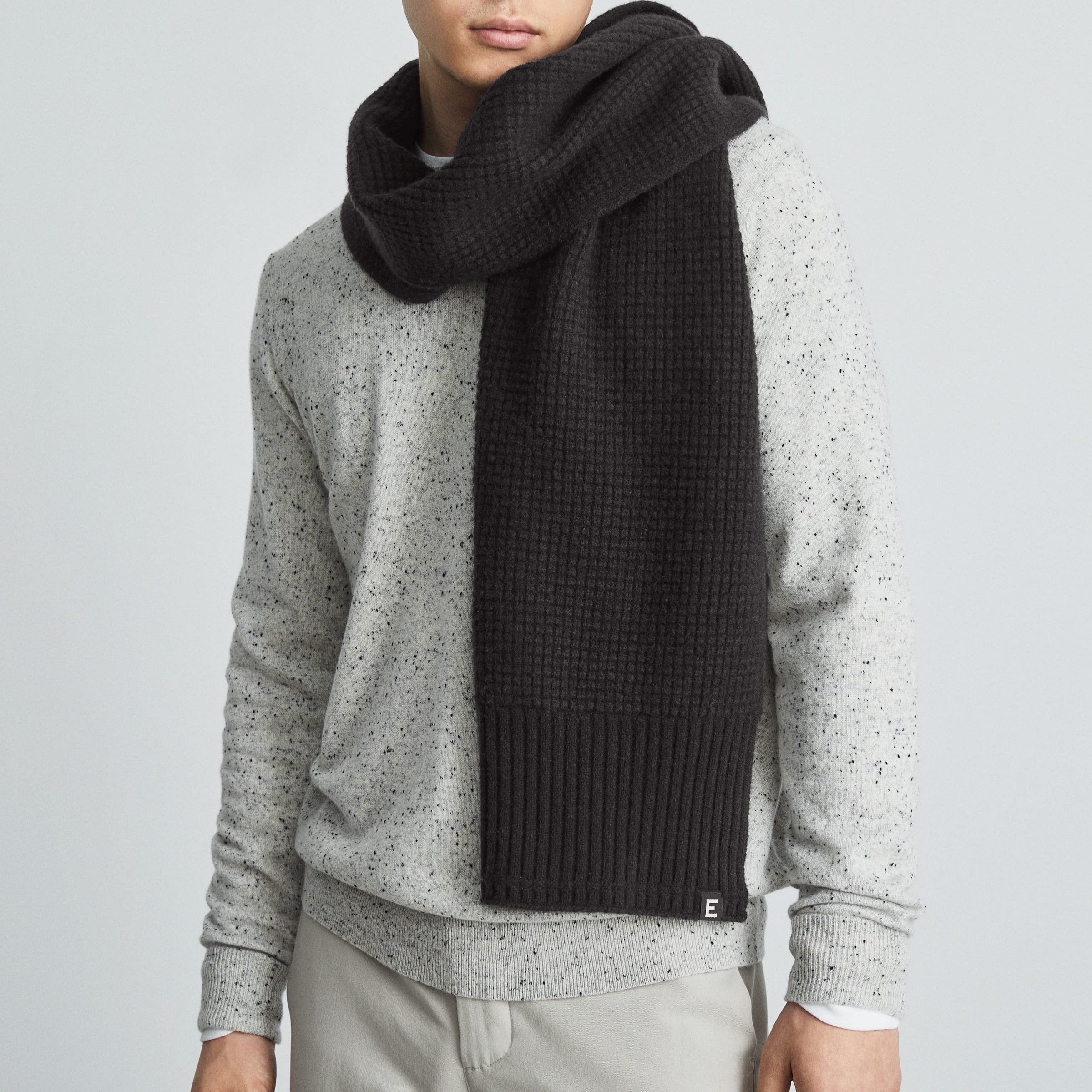 *Everlane - The Felted Merino Waffle-Knit Scarf