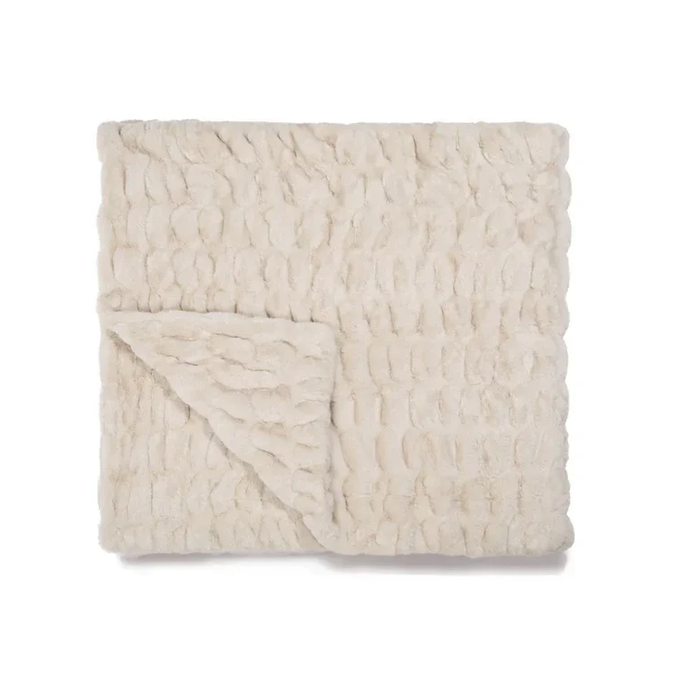 Lola Blankets - Antique Ivory