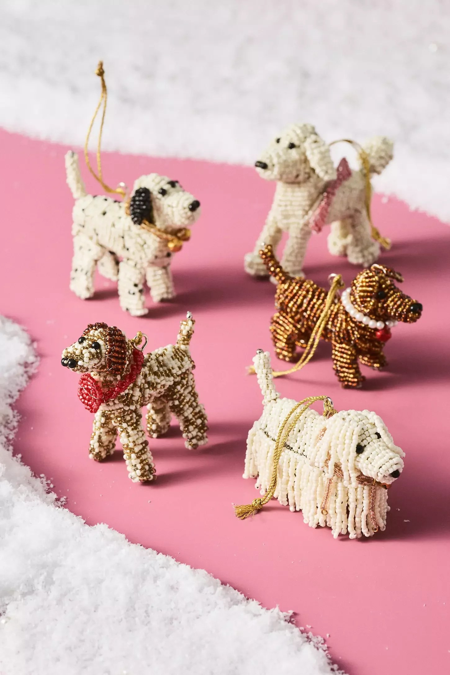 Beaded Dog Ornament