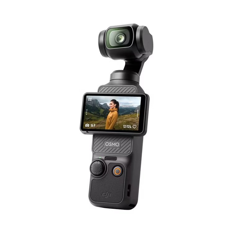 DJI Pocket 3 4K Handheld Camera: USB-C, Image Stabilization, 2" Screen