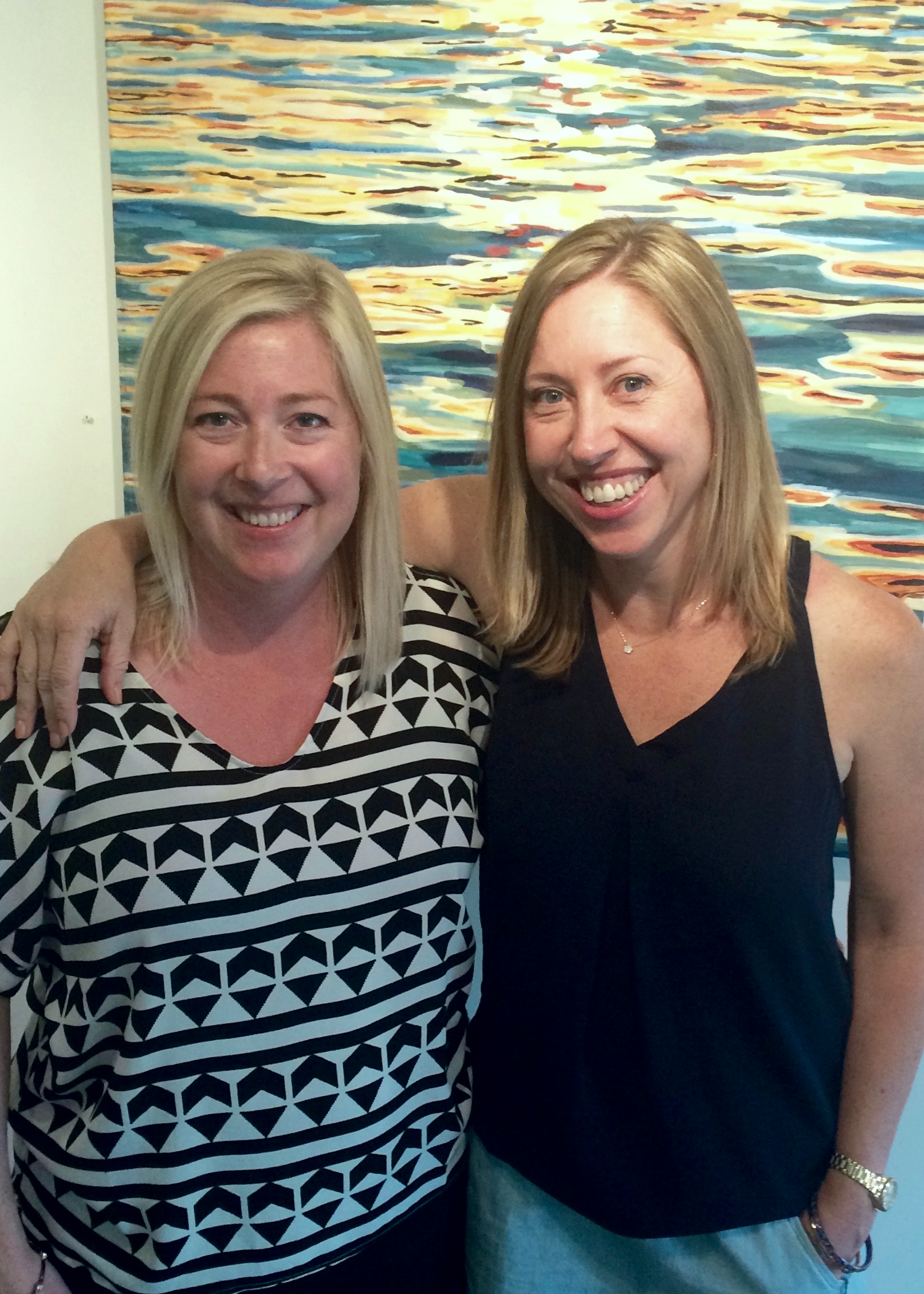 Celebrating with my good friend, Alyse Hufford of Anthology House .