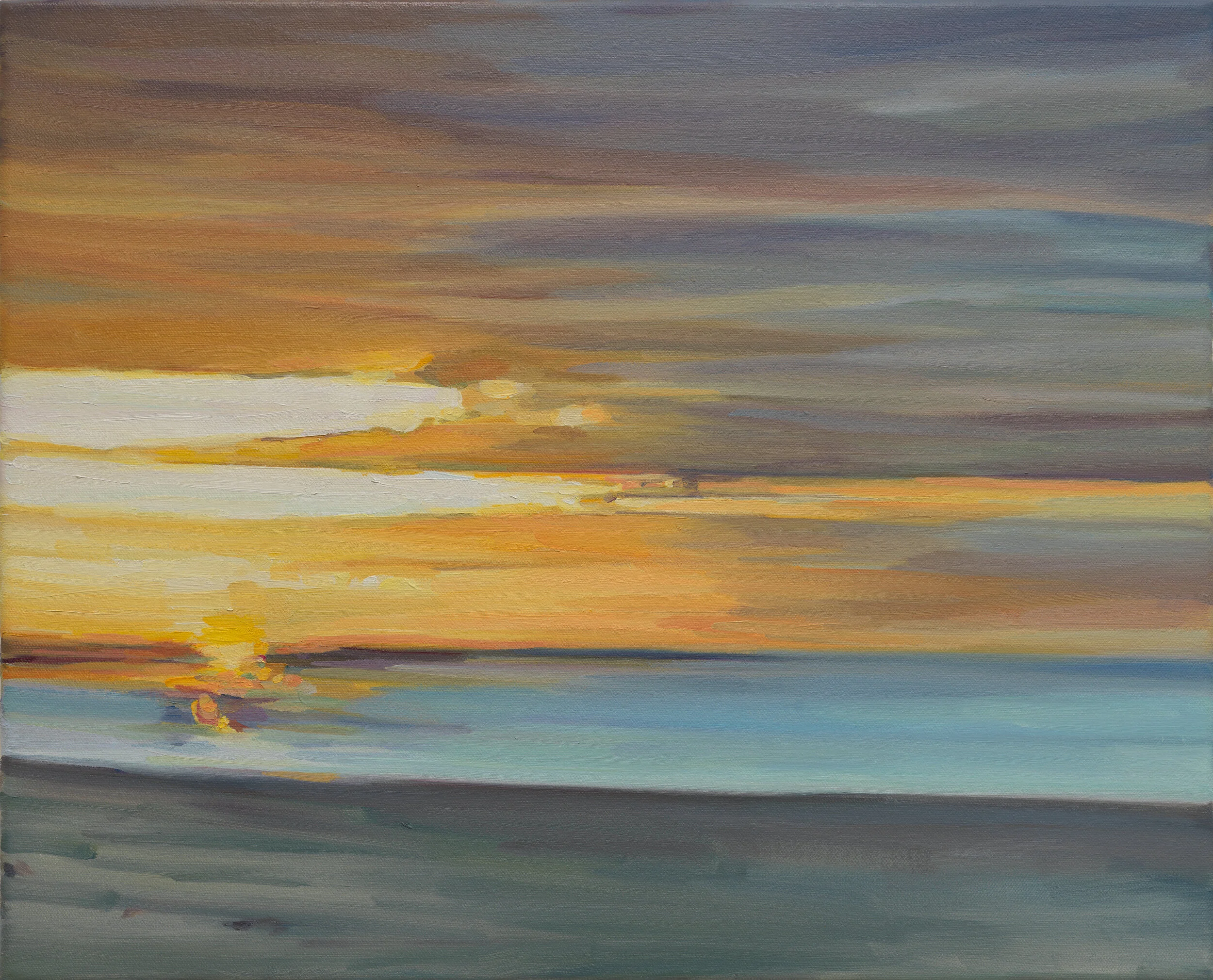 ‘Gilt Complex’ 2019 20” x 16” water soluble oil on canvas sold