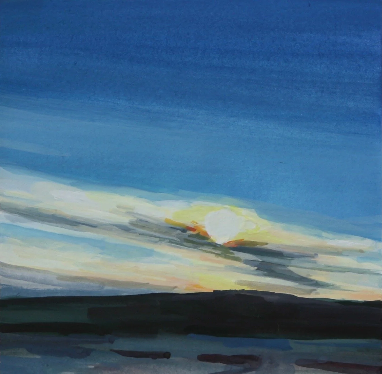 ‘Cold and Bright’20194” x 4”gouache on papersold