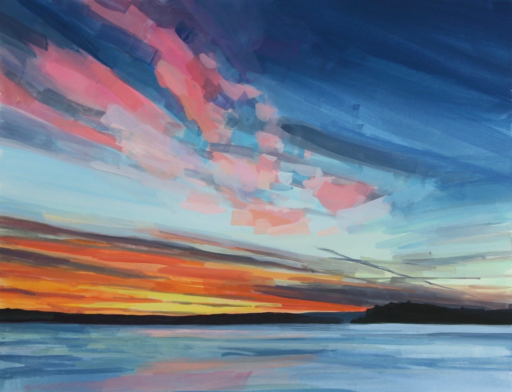 ‘Rainbow Bright’201910” x 8”gouache on papersold