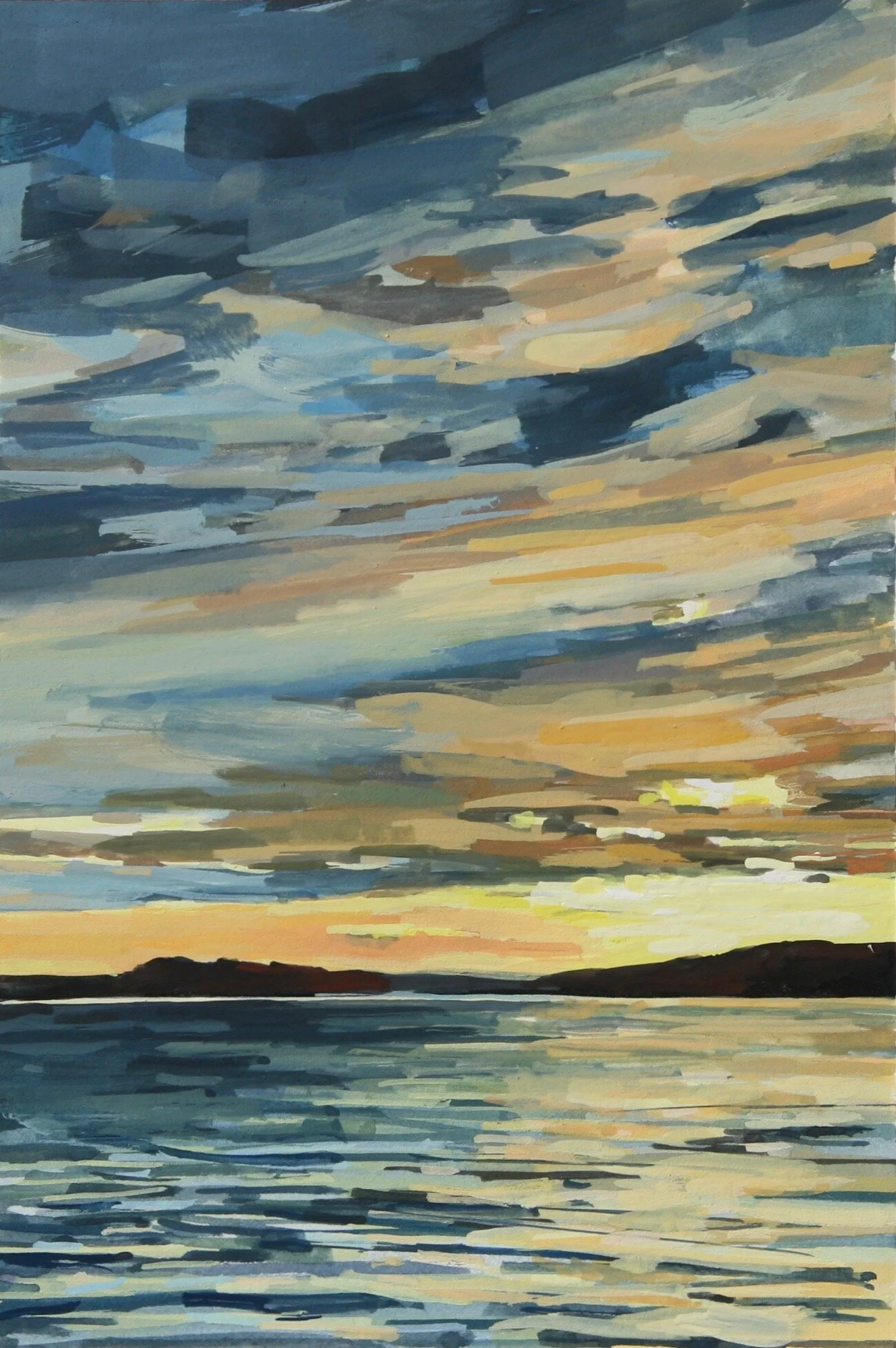 ‘Gold Rush’20194” x 6”gouache on papersold