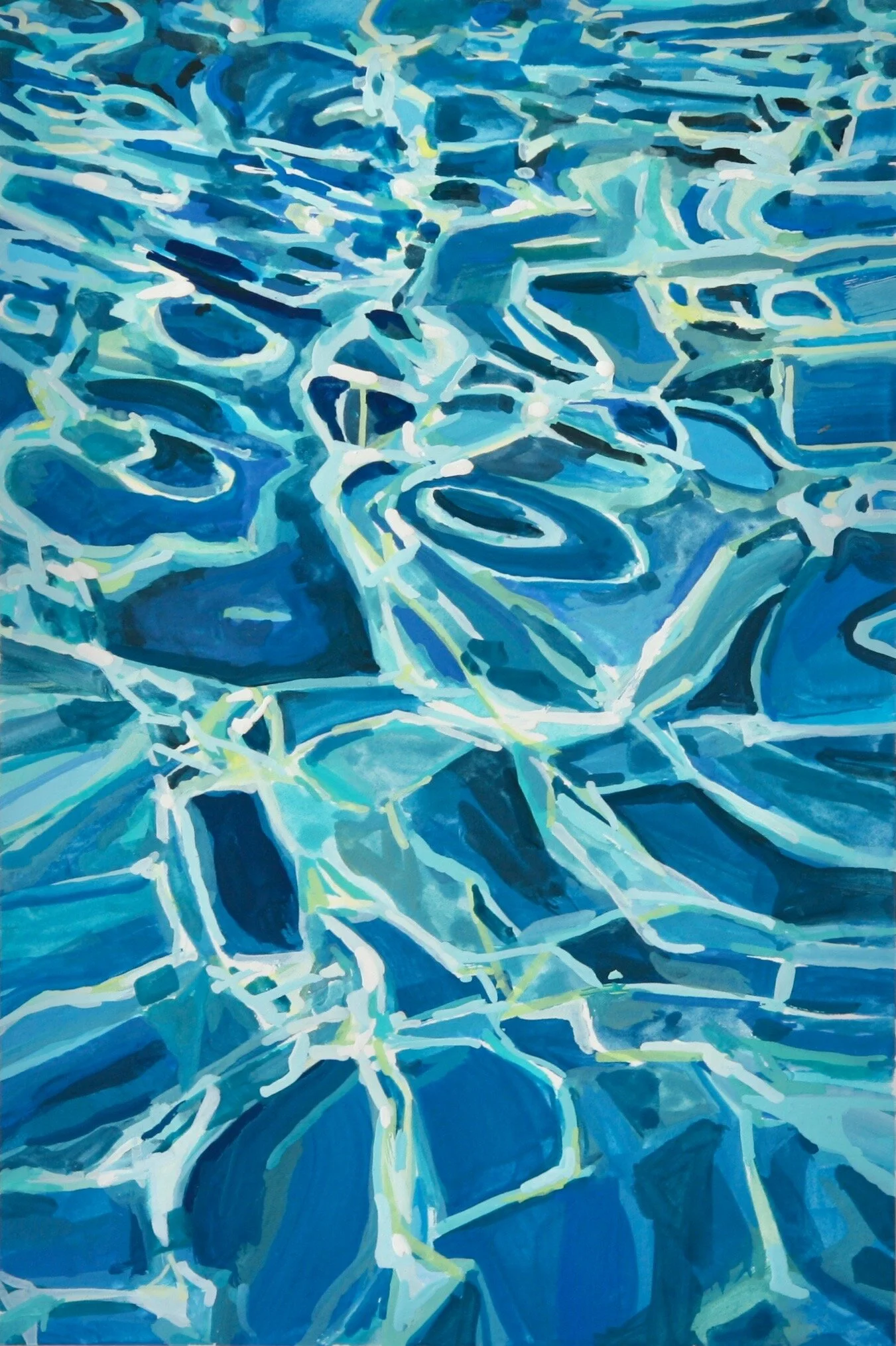 ‘Pool Print II’20194” x 6”gouache on papersold