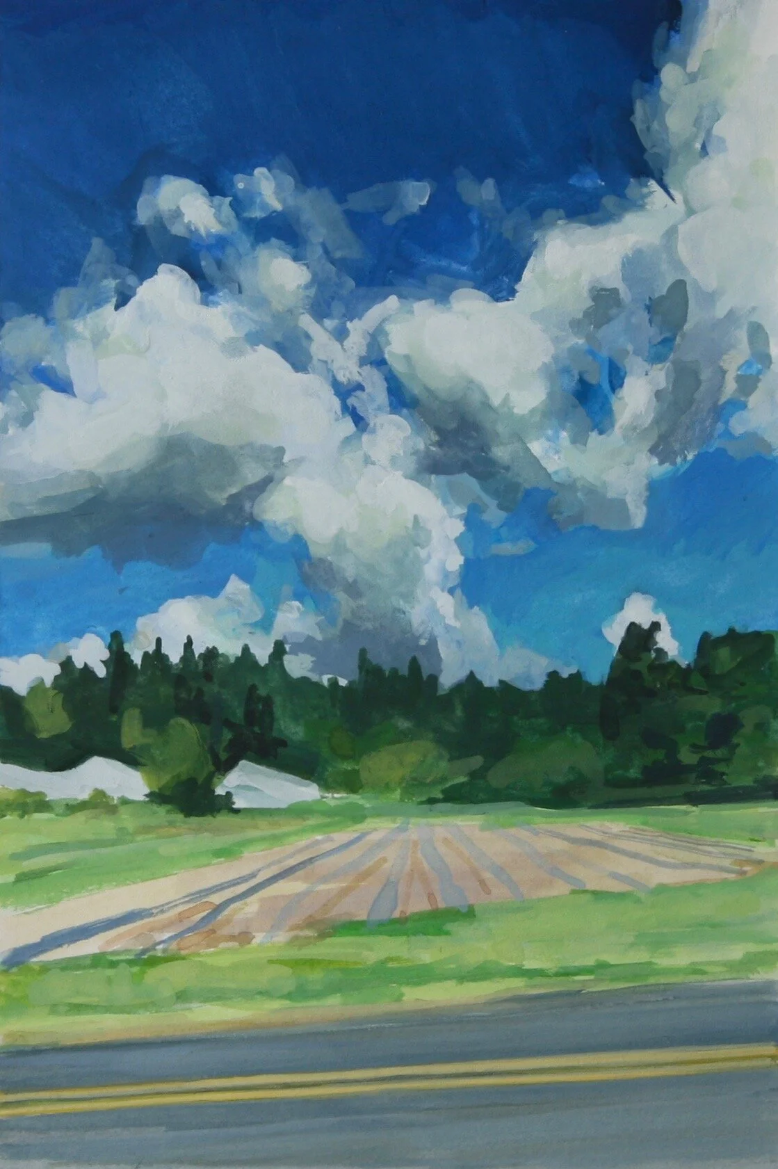‘Weaver & Wyatt’ 2019 4” x 6” gouache on paper available