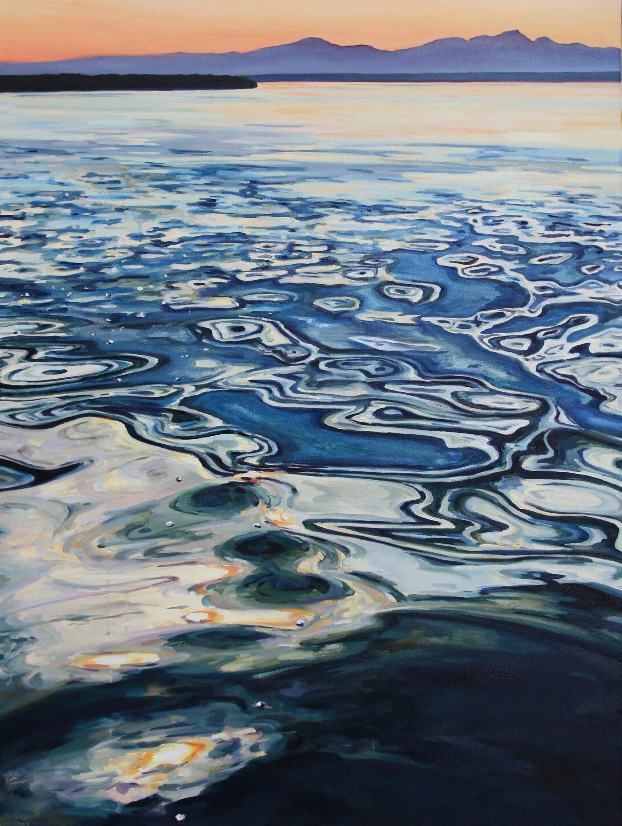 ‘Seahurst’ 2018 30” x 40” water soluble oil on canvas sold