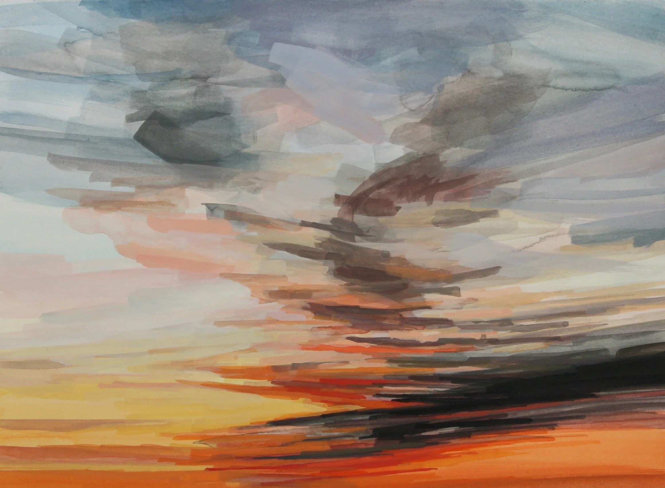 ‘Afterburner’201812” x 9”gouache on papersold