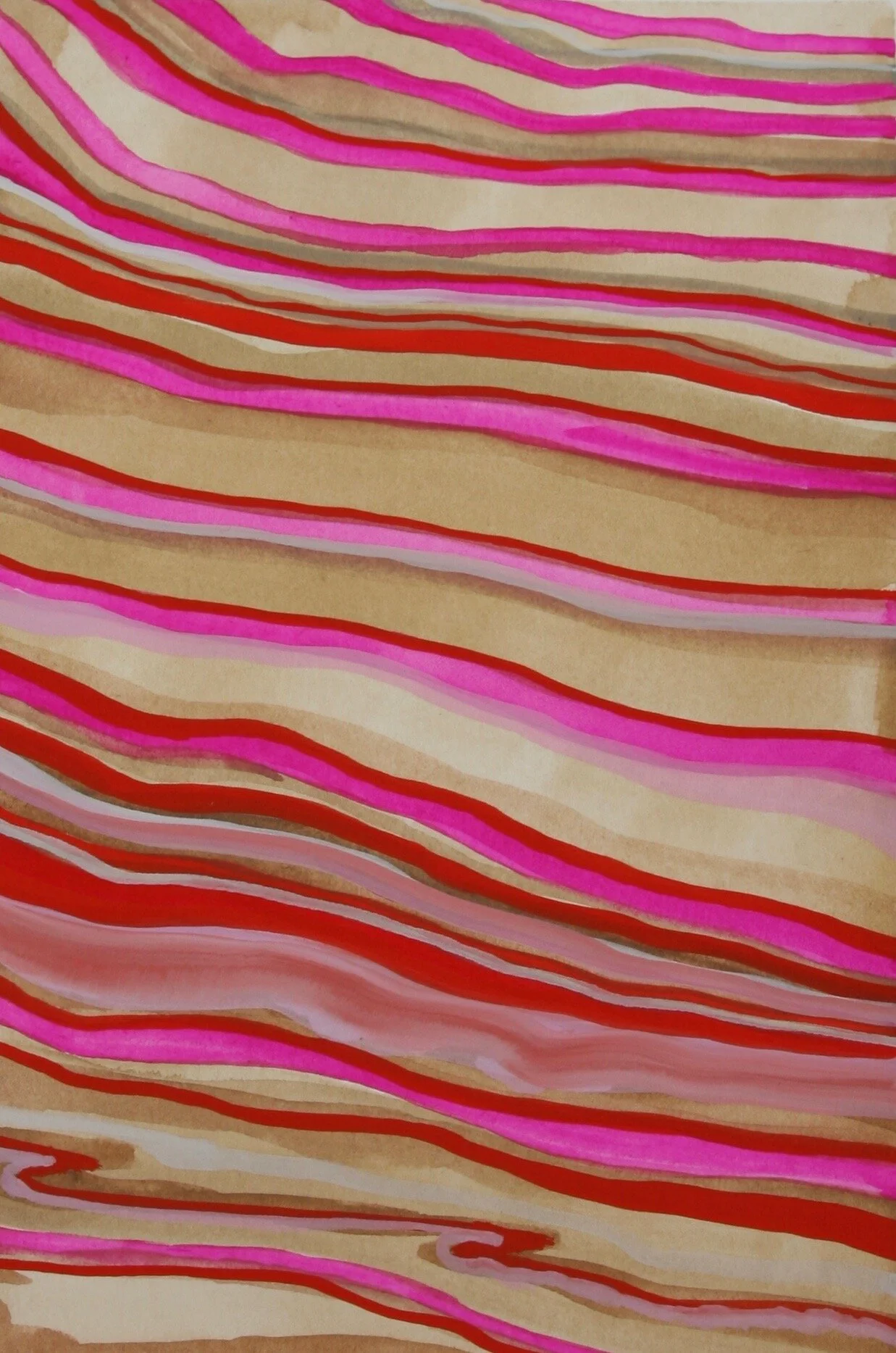 ‘Candy Land’ 2018 5” x 7” gouache on paper sold